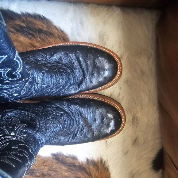 Lucchese full quill ostrich womens ropers - Picture 5 of 7